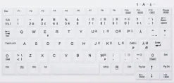 Active Key ClassicClean Medical Keyboard IP68 Mini WL White