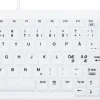 Active Key ClassicClean Med Keyboard Rem Cov Comp W White