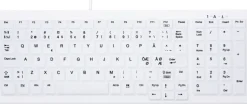 Active Key ClassicClean Med Keyboard Rem Cov Comp W White