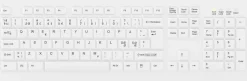 Active Key ClassicClean Med KB IP68 Full-Size WL White