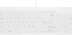 Active Key QuickClean Medical Keyboard IP68 Compact W White