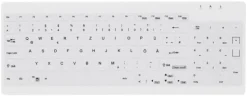 Active Key QuickClean Medical Keyboard IP68 Compact W White