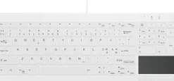 Active Key QuickClean Med KB IP68 Touchpad Comp W White