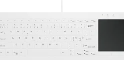 Active Key QuickClean Med KB IP68 Touchpad Mini W White