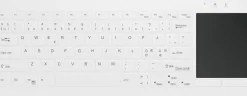 Active Key QuickClean Med KB IP68 Touchpad Mini W White