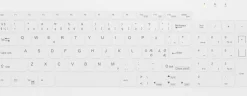 Active Key QuickClean Med Keyboard IP65 Compact WL White