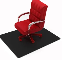Advatange chair mat PVC 116x150 cm hard floor black