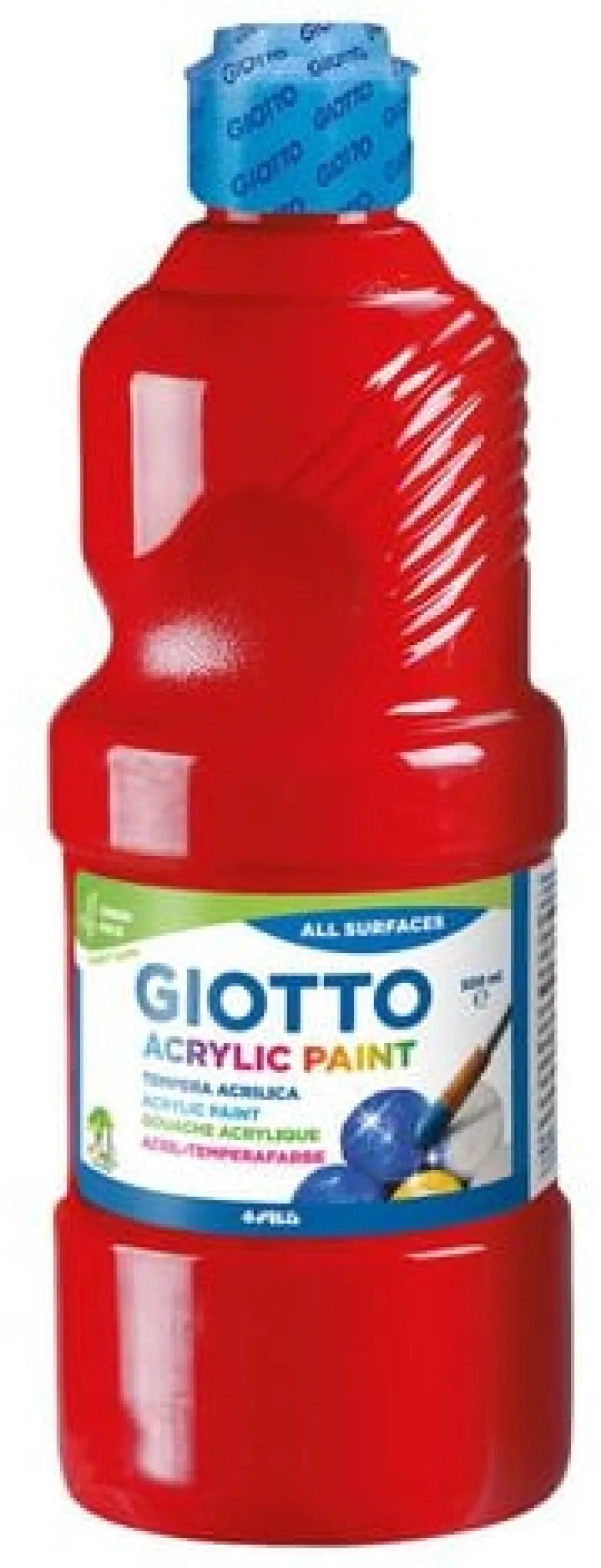Akrylfärg Giotto 500 ml röd