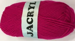 Akrylgarn 50g cerise