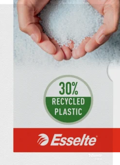 Aktmapp ESSELTE A5 0,115 klar 100/fp