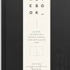 Ant.bok BURDE A5 textil olinj svart