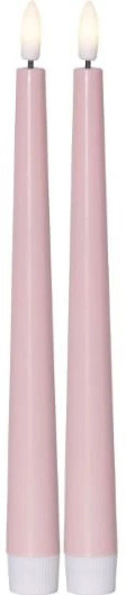 Antikljus STAR T LED Candy 26cmrosa 2/fp