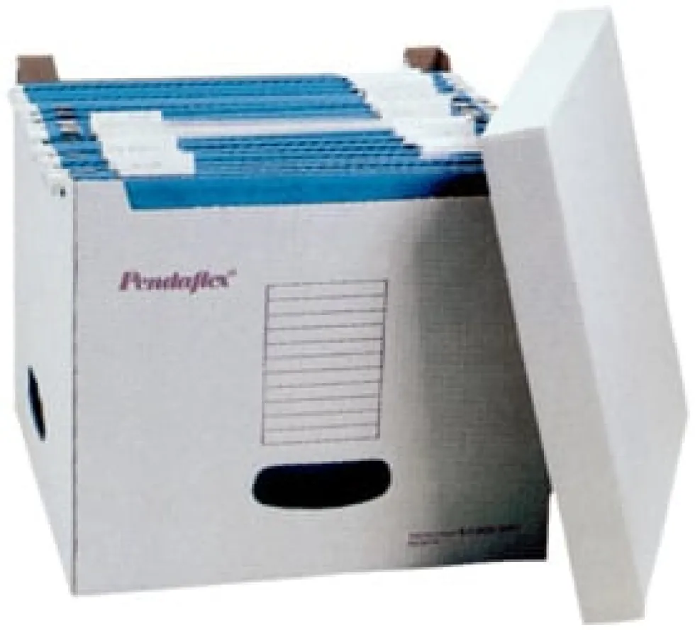 Arkivbox ESSELTE f hängmappar m. lock
