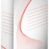 Arkivbox 80 mm vit/röd (10)