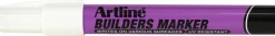 Artline builders marker vit