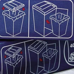 Avfallssäckar Dokumentförstörare REXEL 80L, plast, 100/rl