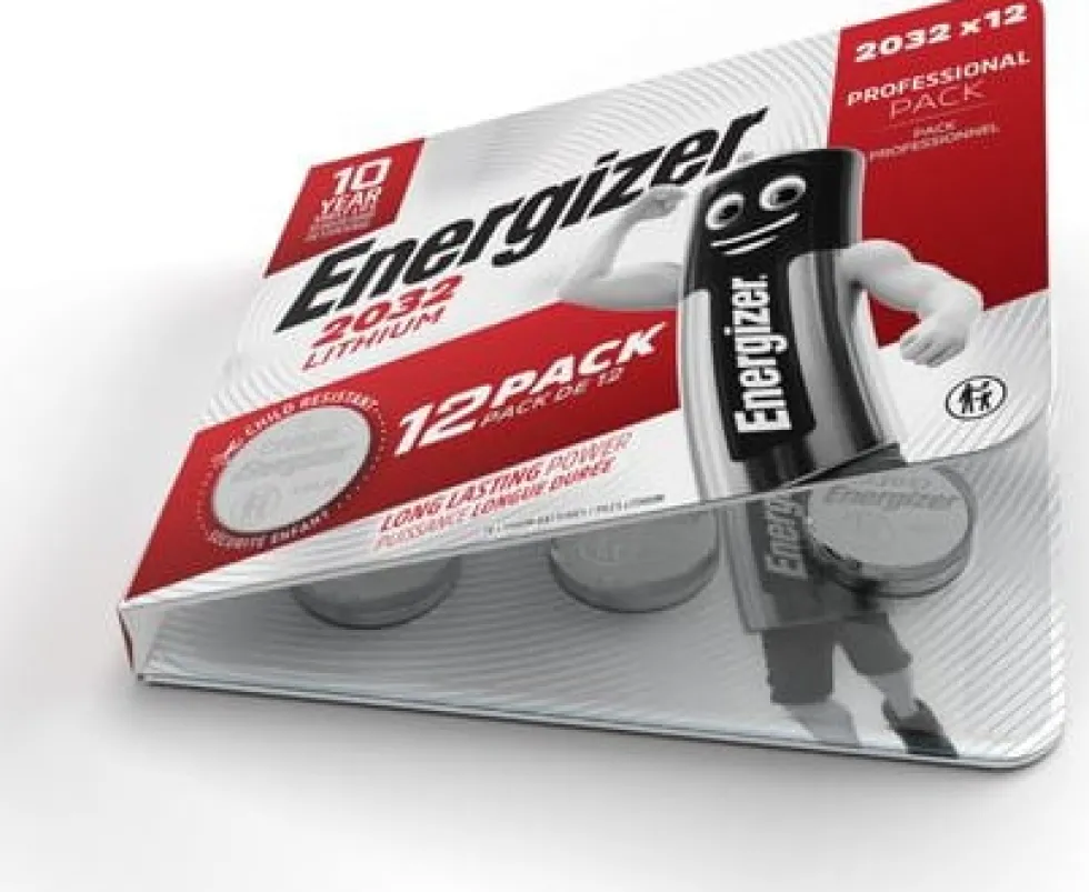 Batteri ENERGIZER Lithium CR2032 12/fp