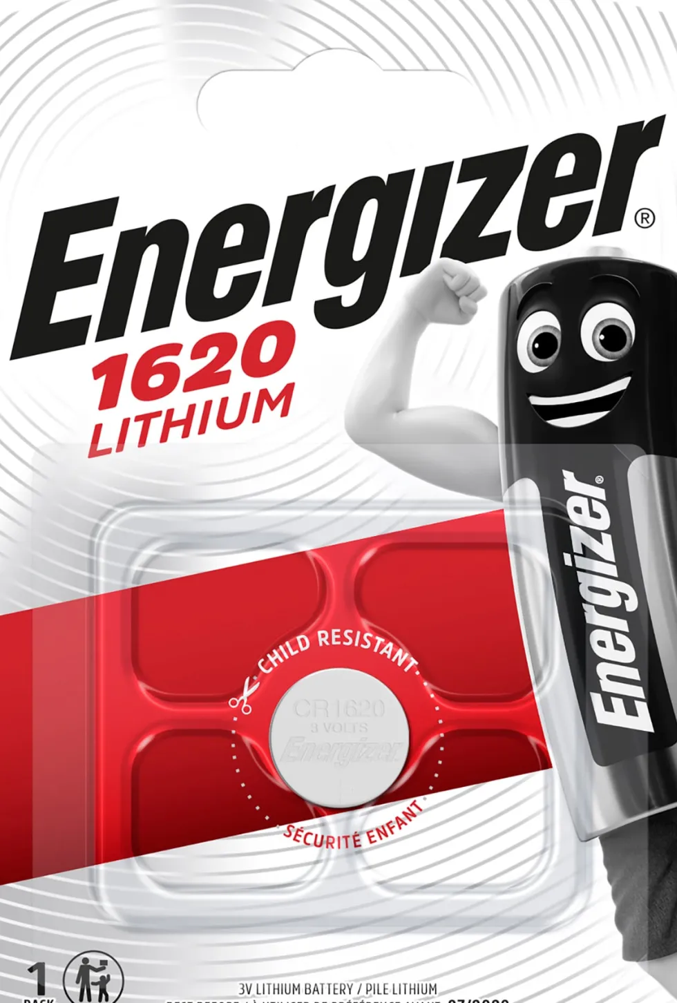Batteri Energizer Lithium CR1620