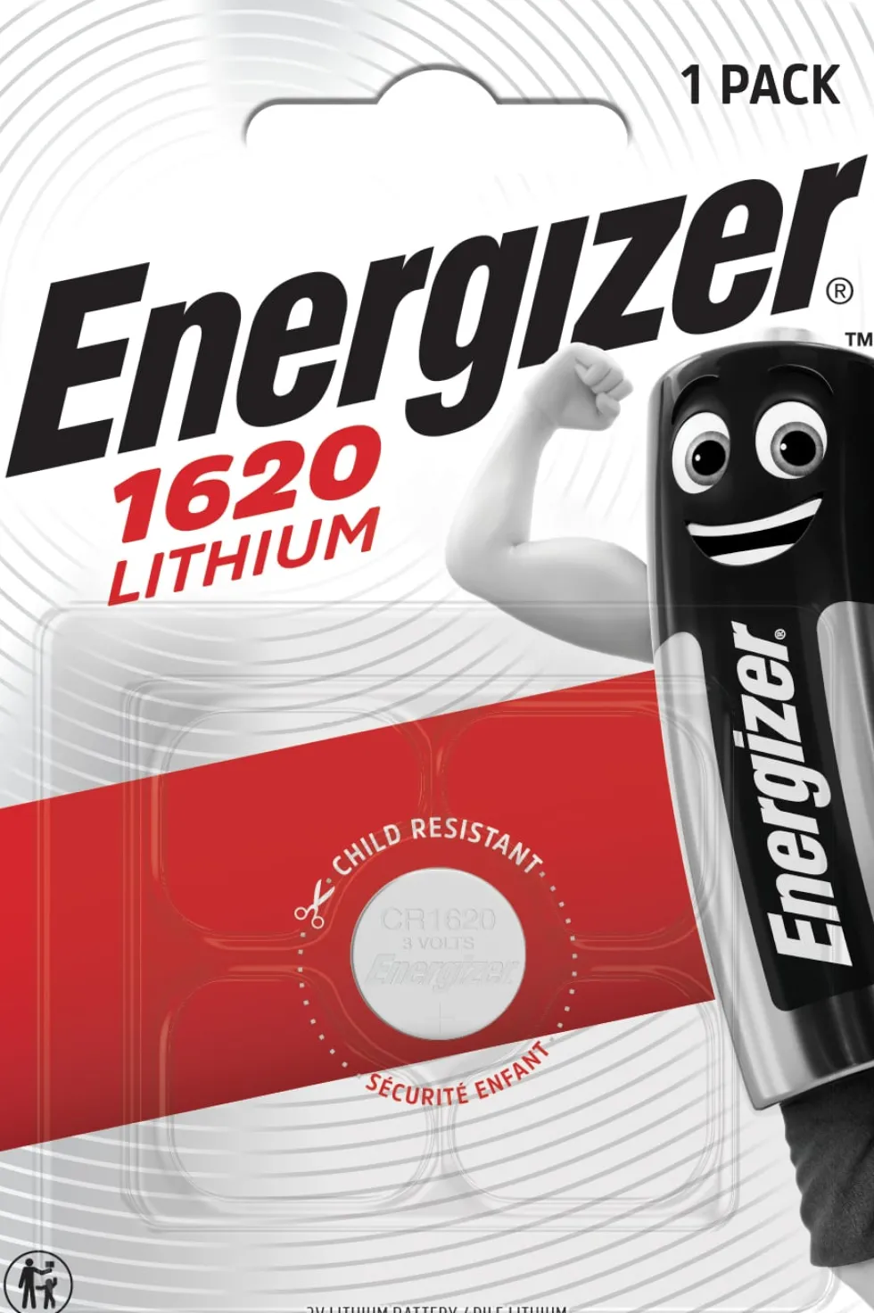 Batteri Energizer Lithium CR1620