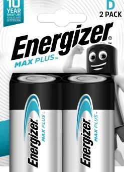 Batteri ENERGIZER Max Plus D 2/fp