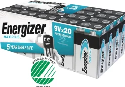 Batteri ENERGIZER Max Plus E 9V 20/fp