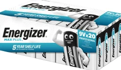 Batteri ENERGIZER Max Plus E 9V 20/fp