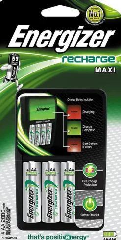 Batteriladdare ENERGIZER Maxi + 4AA