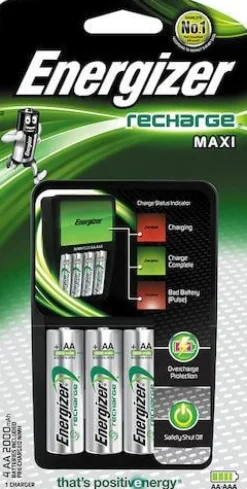 Batteriladdare ENERGIZER Maxi + 4AA