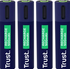 Batteri Laddbar TRUST AAA USB-C 4/fp