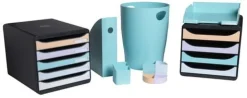 Blankettbox EXACOMPTA BIGBOX 4 låd paste