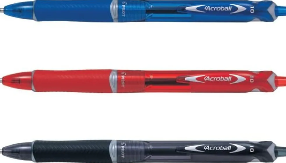 Bläckkulpenna PILOT Acroball BG M Svart, 10st