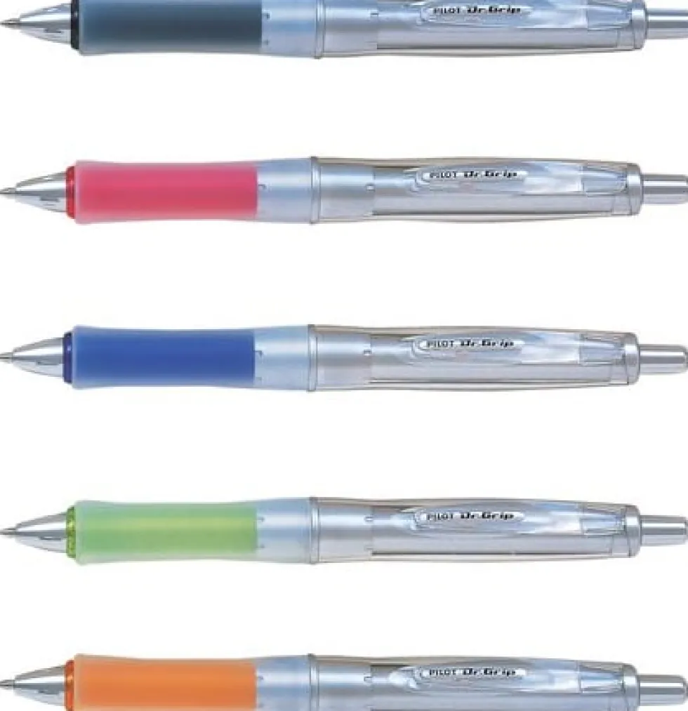 Bläckkulpenna PILOT Dr Grip Medium Blå, sorterade färger, 1.0mm