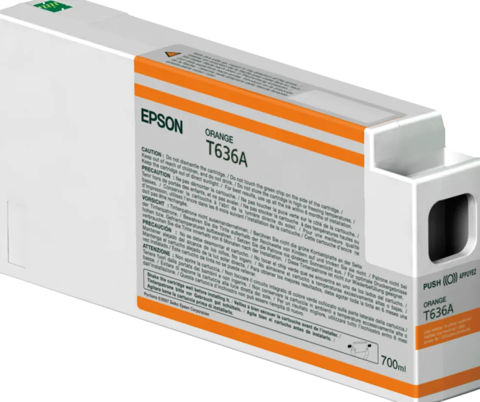 Bläckpatron EPSON C13T636A00 orange