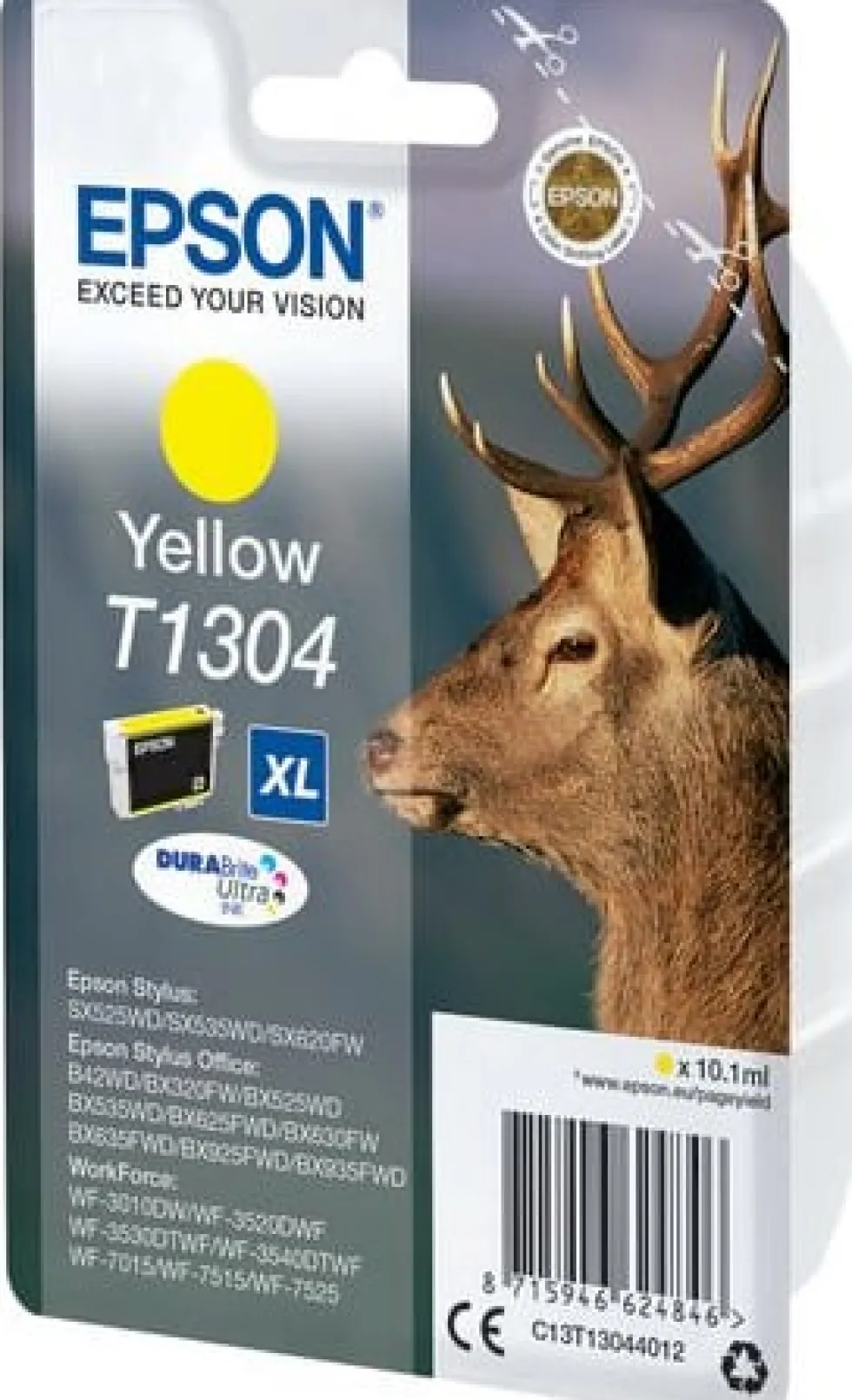 Bläckpatron EPSON C13T13044012 Gul