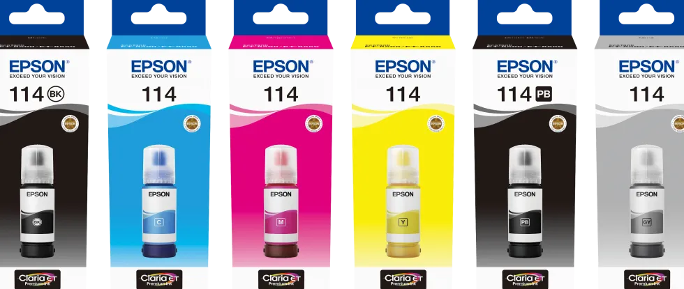 Bläckpatron EPSON 114 EcoTank 2,3K gul