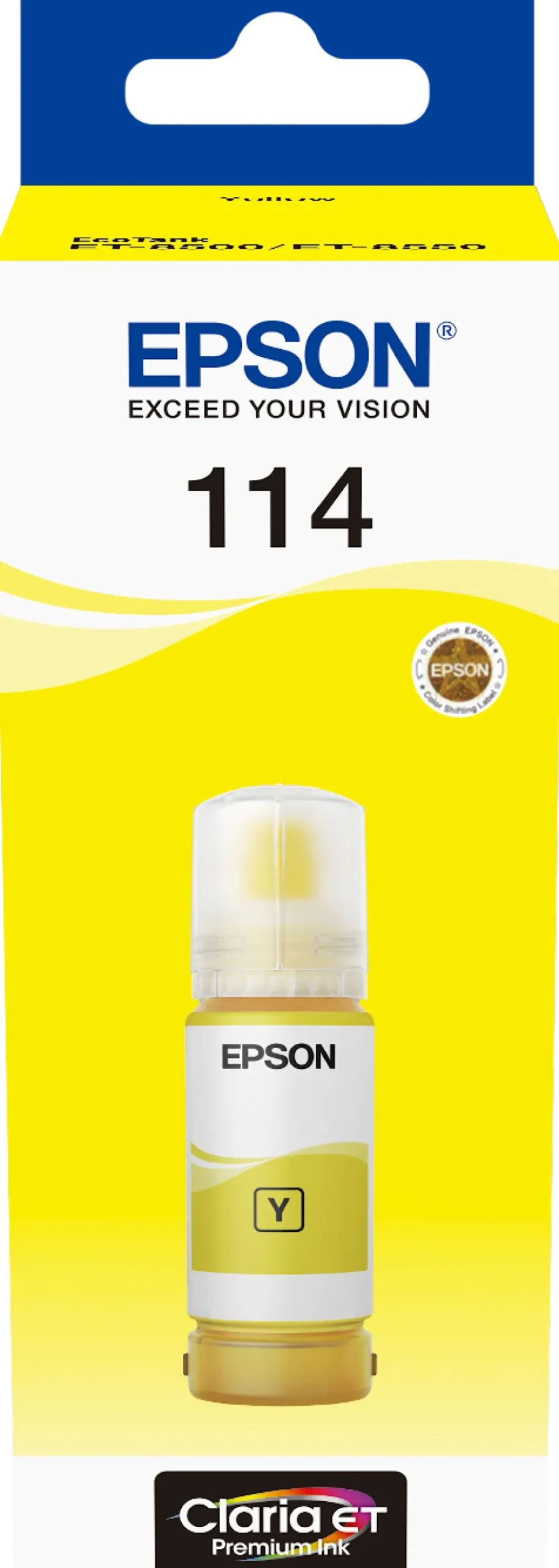 Bläckpatron EPSON 114 EcoTank 2,3K gul