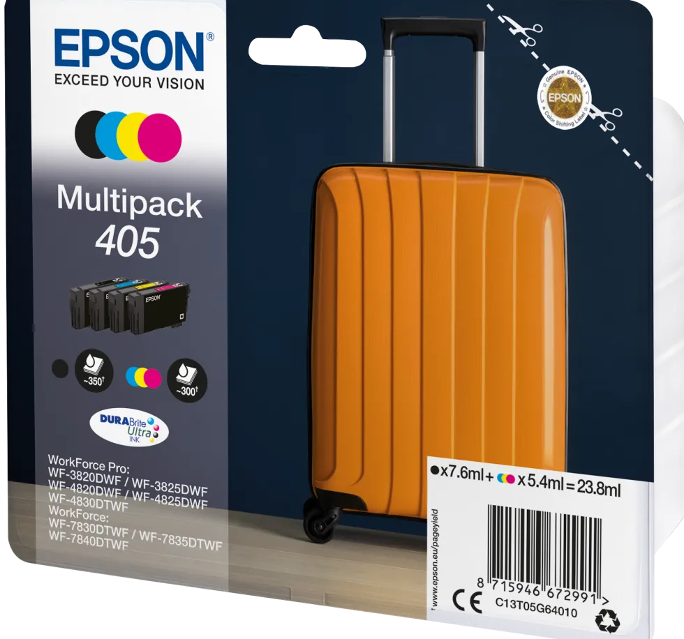 Bläckpatron EPSON T405 CMYK 4/fp