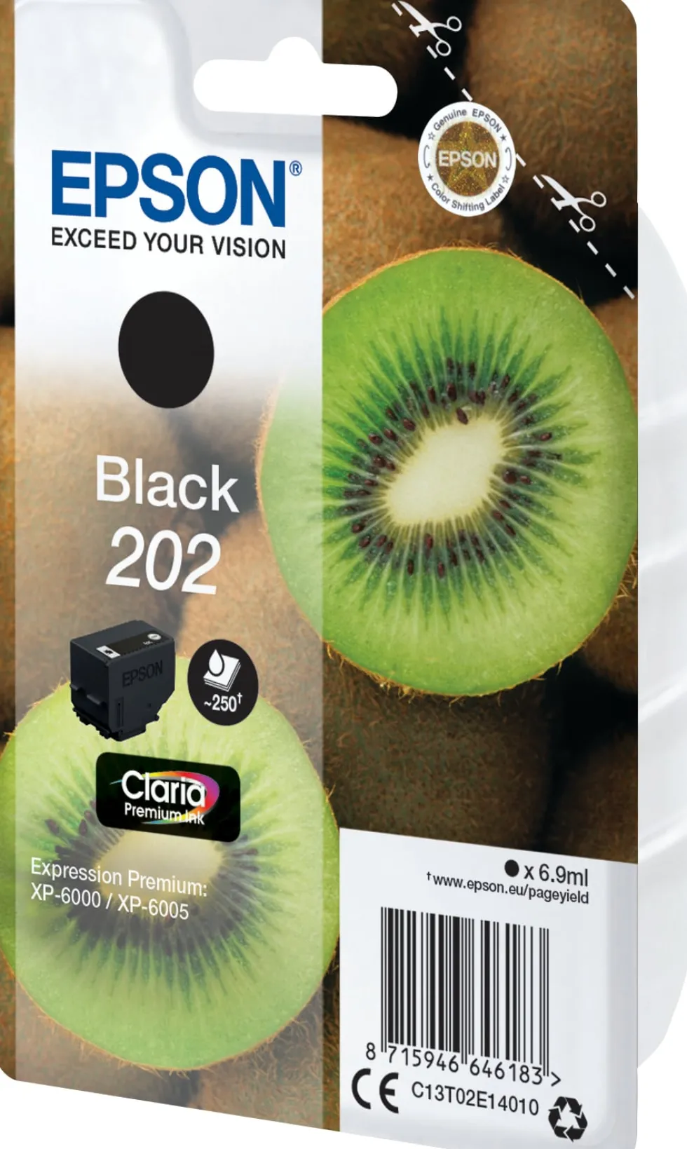 Bläckpatron EPSON T202 Svart