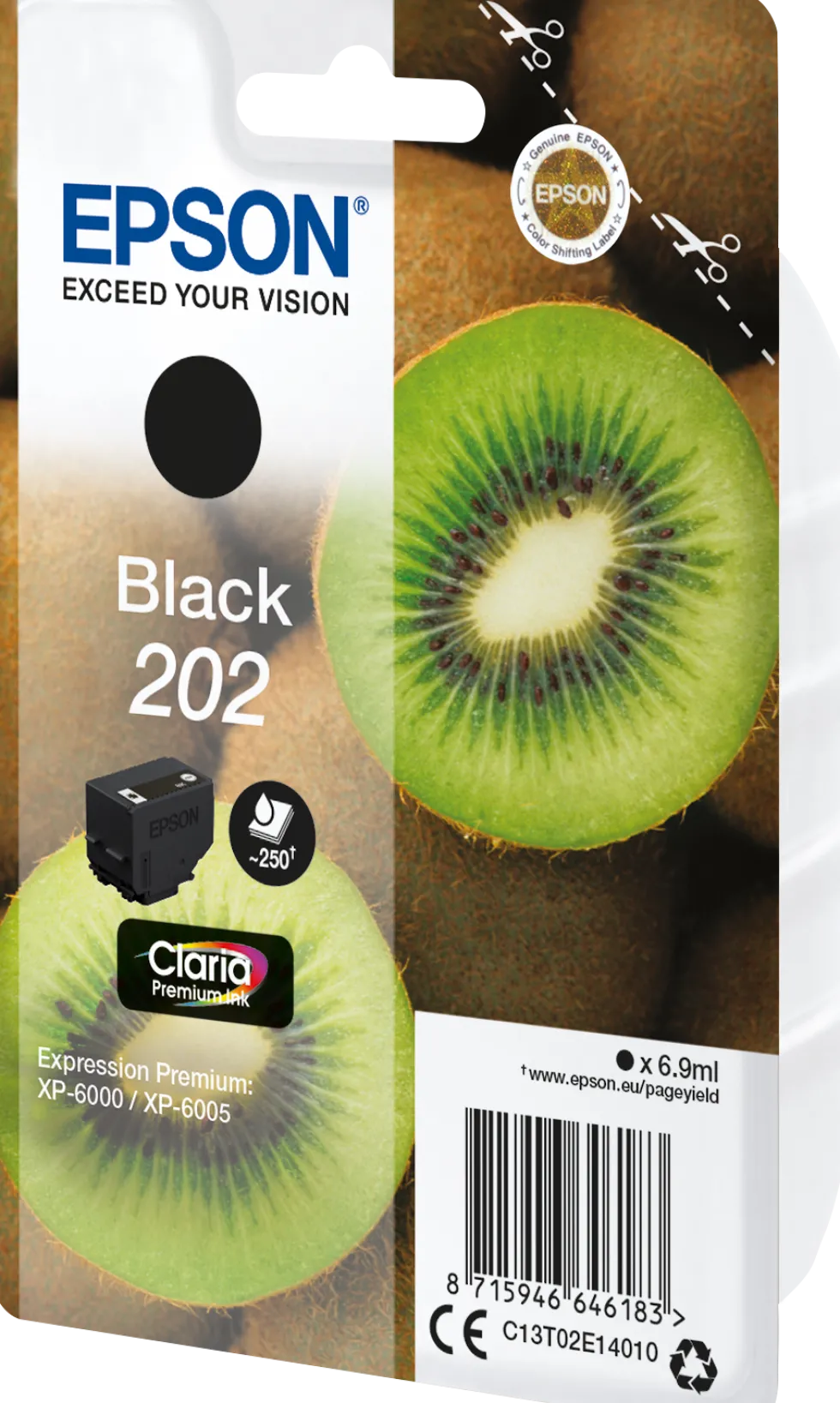 Bläckpatron EPSON T202 Svart
