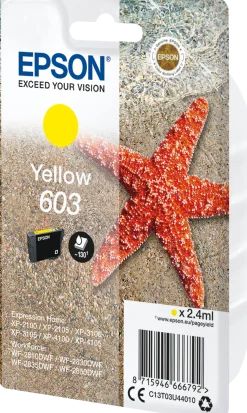 Bläckpatron EPSON T03U 603 gul