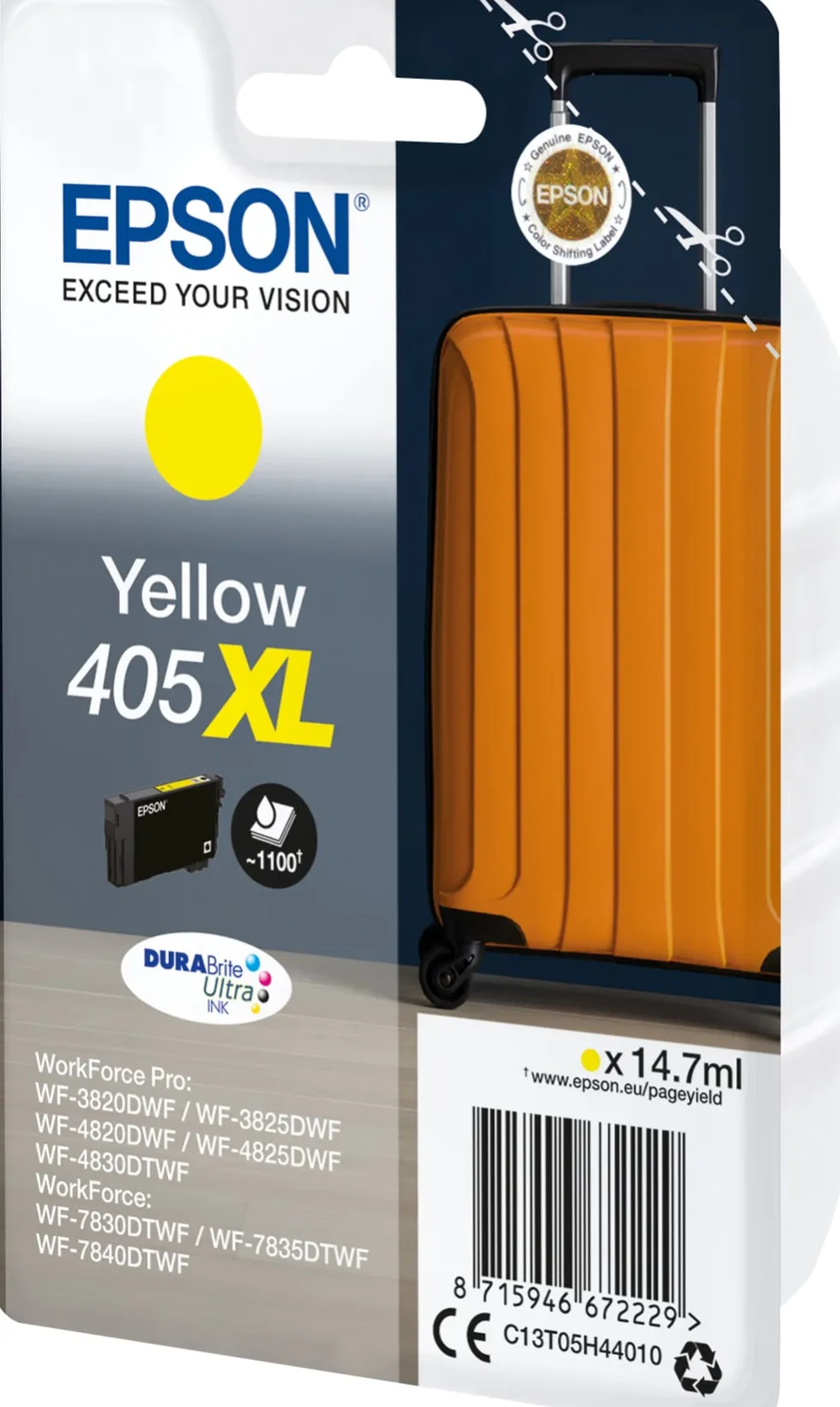 Bläckpatron EPSON T405 XL Gul