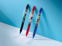Blister 3-pack FriXion Clicker 0,7 svart/blå/röd - Naruto