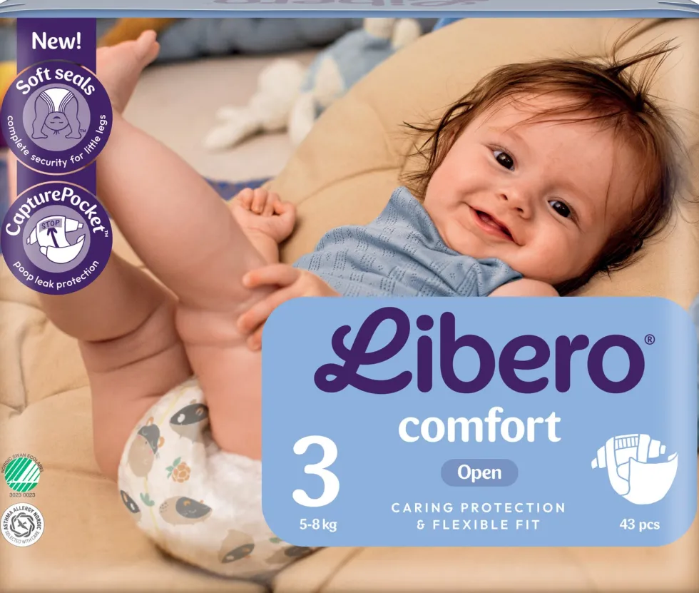 Blöjor Comfort 3, 5-8kg 43/fp