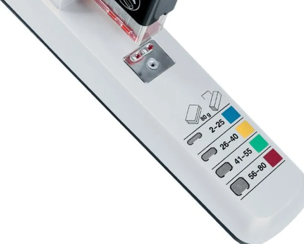 Blockhäftare LEITZ 80 ark silver