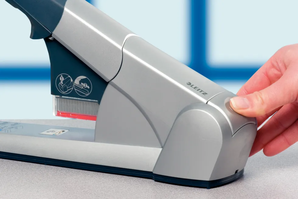 Blockhäftare LEITZ 80 ark silver