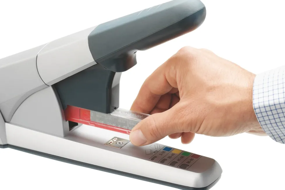 Blockhäftare LEITZ 80 ark silver