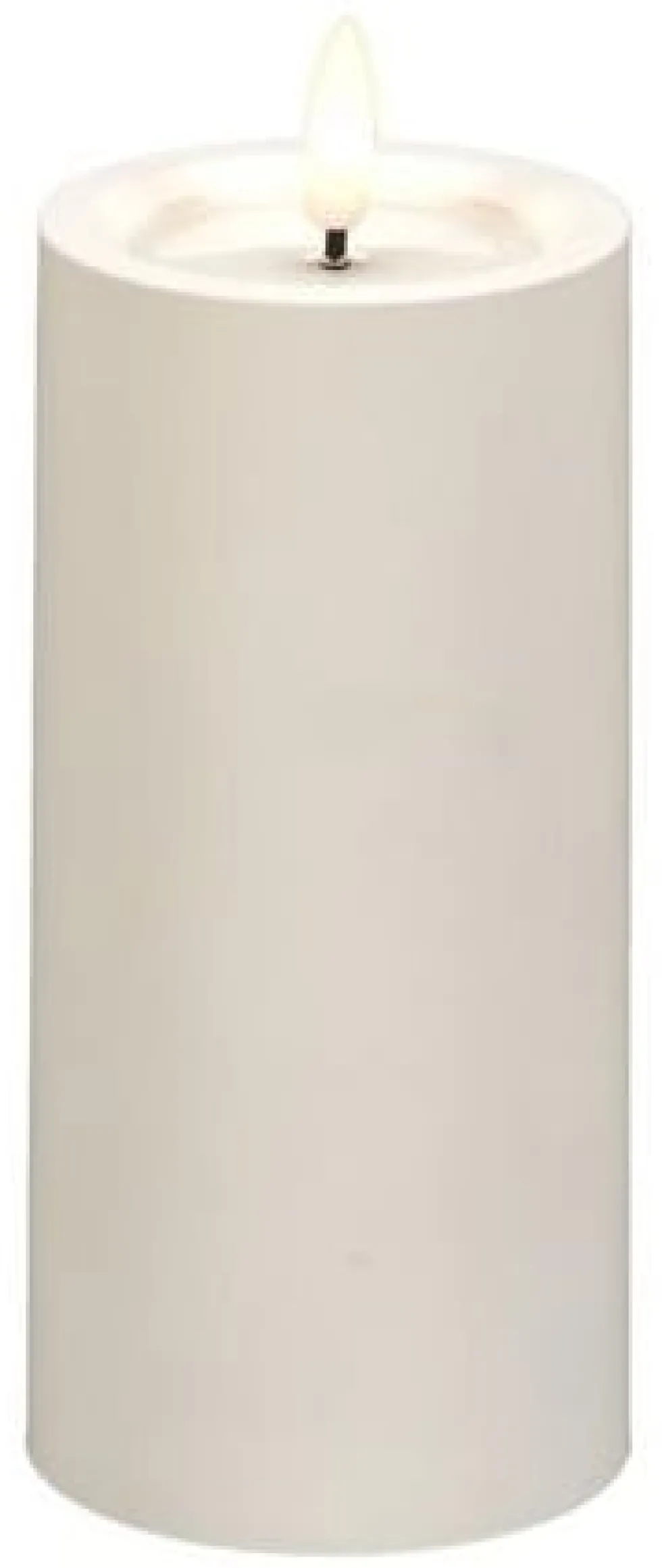 Blockljus KONSTSMIDE LED timer vit 15cm