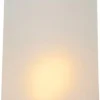 Blockljus STAR T LED Flame 14,5cm vit