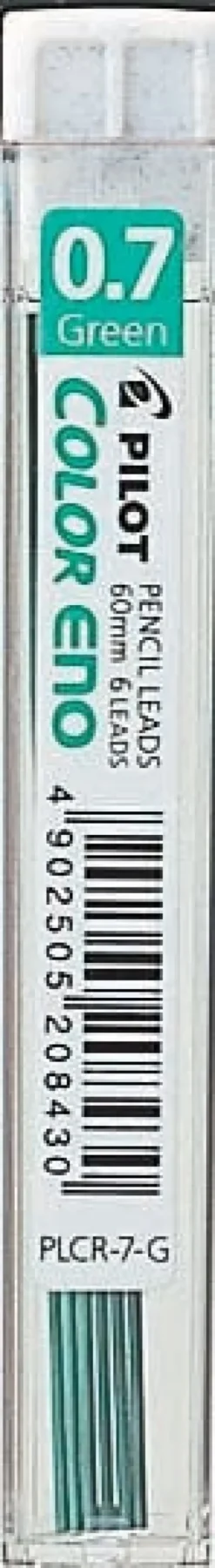 Blyertsreservstift Color ENO 0,7 HB grön (6)