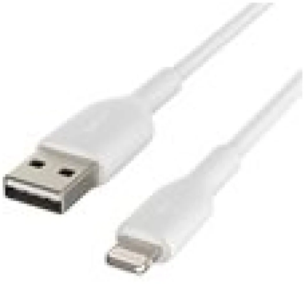 BOOST CHARGE Lightning to USB-A Cable, 1M, White